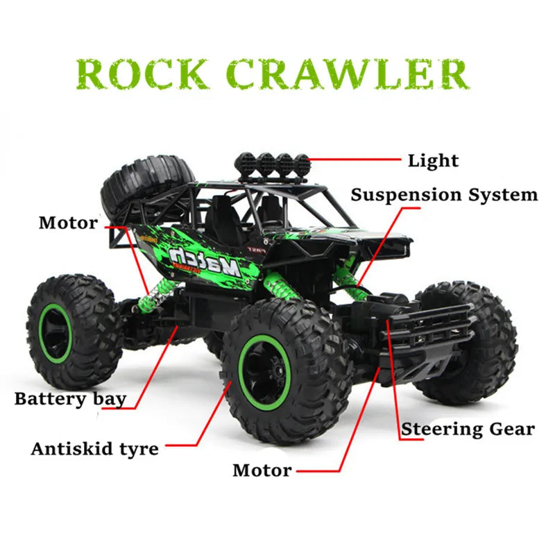 ZWN 1:12/1:16 4WD RC Car with LED