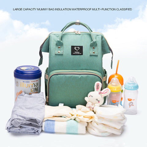 Waterproof Maternity Travel Nursing Bags Baby Care Stroller Handbags USB design