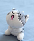 4Designs,  9CM Approx., Cat Plush Stuffed Doll ; Key Ring Chain Gift Toy