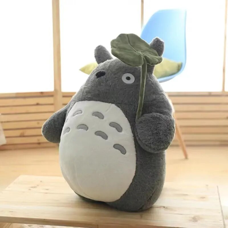 Totoro with Lotus Leaf Plush 