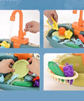Electric Dishwasher Kids Kitchen Toy 