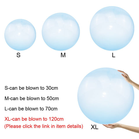 Children Outdoor Soft Air Water Filled Bubble Ball