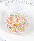 6cm Anti-Stress Squishy Ball Funny Fruit Slice Grape Squeeze Mood  Vent Toys For Gift