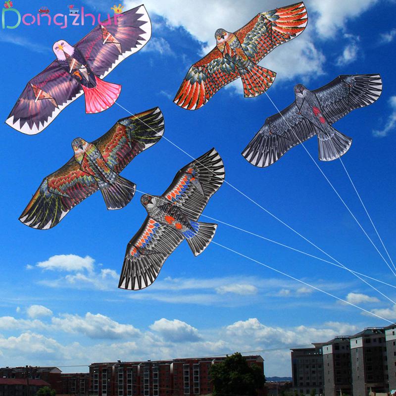 1.1m Flat Eagle Kite With 30 Meter Kite Line Children Flying Bird Kites