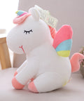 lovely unicorn white plush toy 