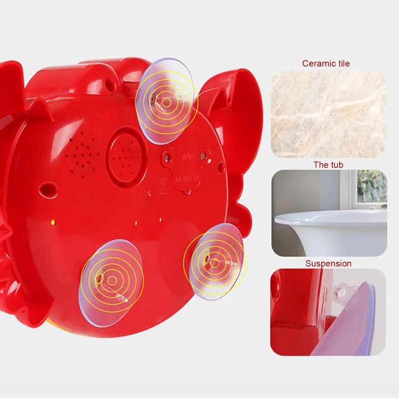 Cute Crab Automatic Bubble Machine 