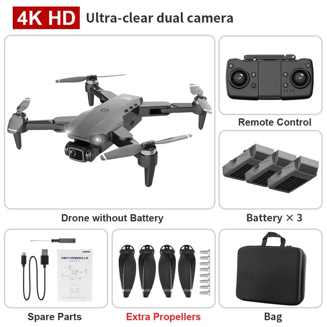 4K HD dual camera with GPS 5G WIFI FPV Drone