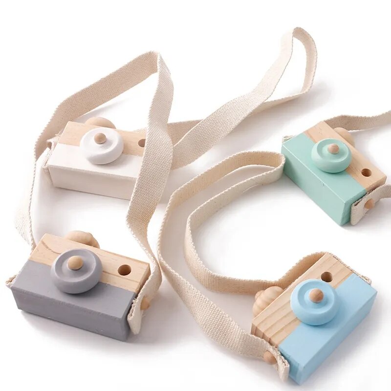 Wooden Camera Pendant Montessori Toy