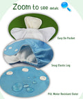 Adjustable Cloth Diaper 0-2yrs