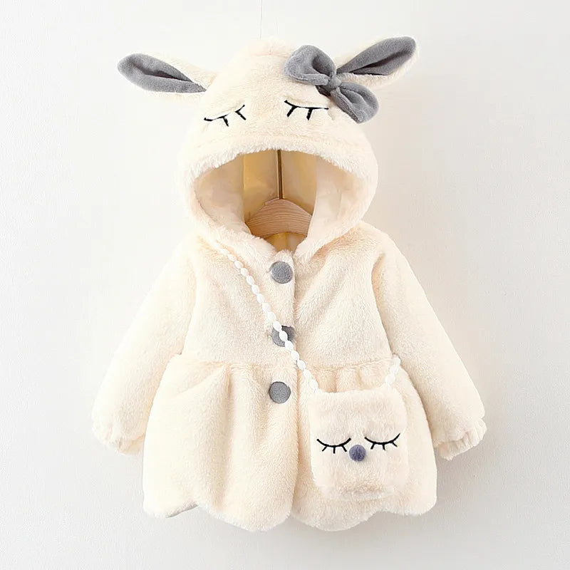 Plush Rabbit Ears Jacket