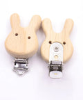 Wooden Animal Pacifier Clips & Teethers Set Success