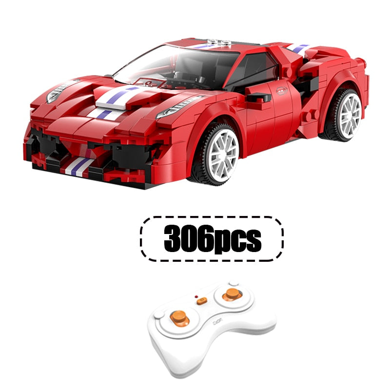 Cada City Remote Control Racing Car Compatible MOC Building Blocks Technical RC Super Sports Car Bricks Children Boys Gifts Toys