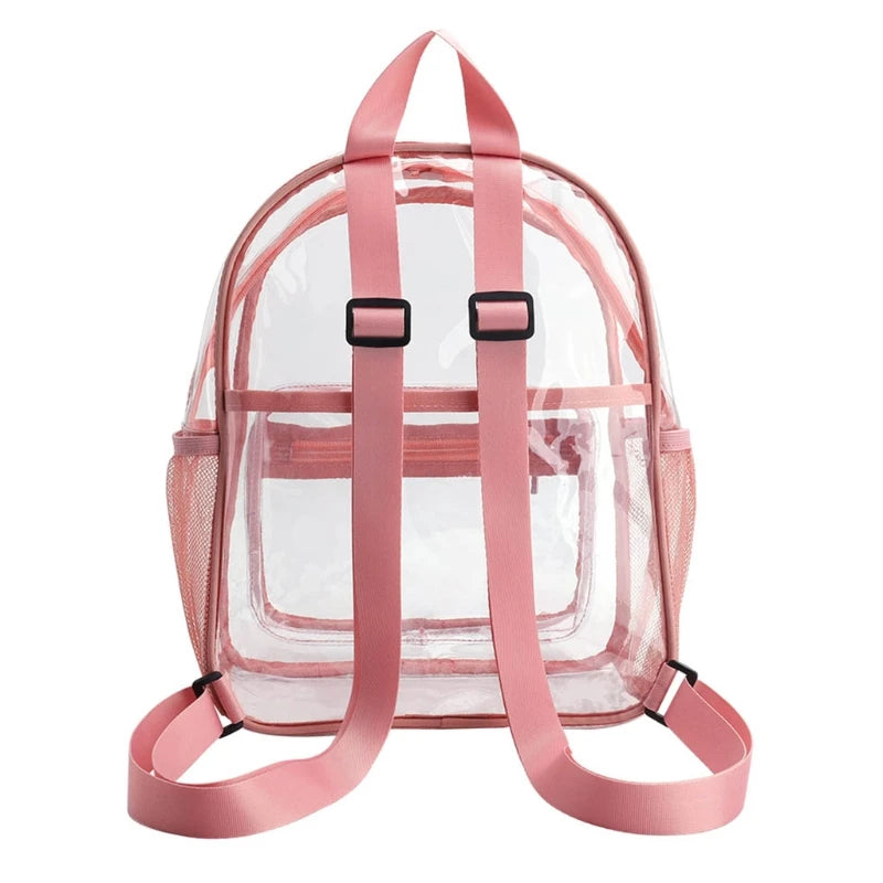 Women's Large Clear PVC Backpack