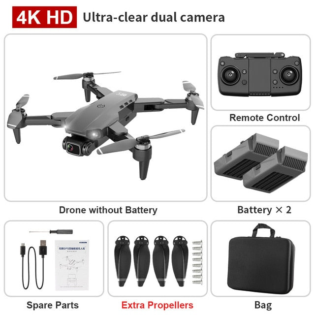 4K HD dual camera with GPS 5G WIFI FPV Drone