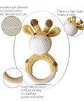 Wooden Baby Rattle & Teether