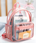 Women's Large Clear PVC Backpack