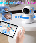 5.0" Wireless Video Baby Monitor with PTZ Camera