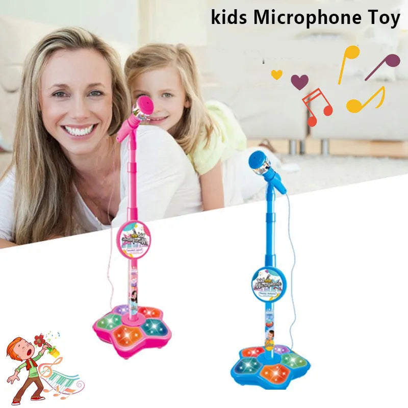 Kids' Karaoke Microphone with Stand