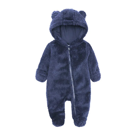 Cozy Bear-Themed Winter Jumpsuit