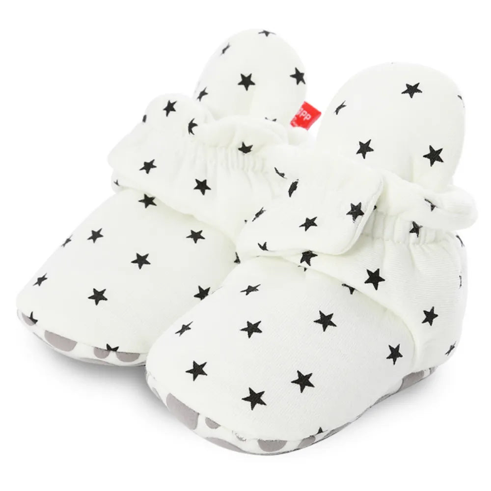 Star Newborn Socks Shoes - Soft, Anti-slip Booties for Infants