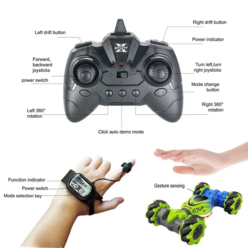 2.4G RC Watch Gesture Car 