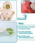  Frogs Clockwork Swimming Bath Toy