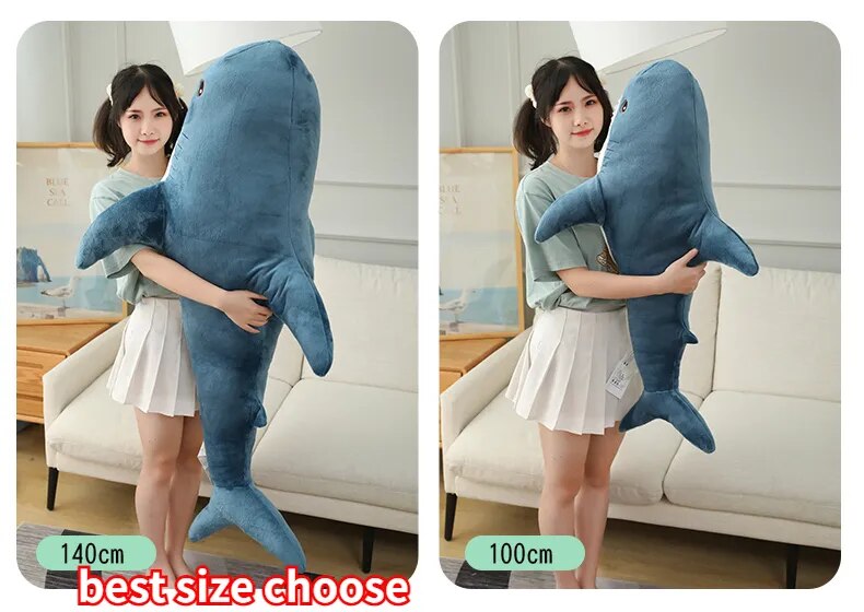 Soft Shark Plush Toy & Reading Pillow