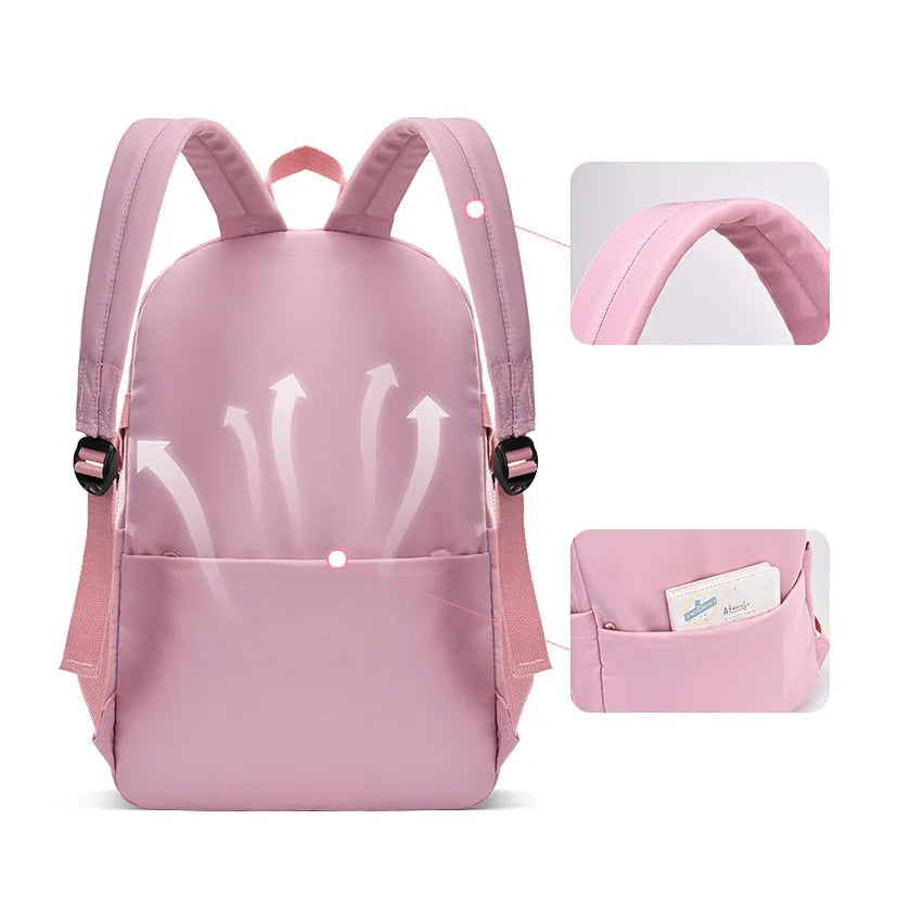 Waterproof High School Backpack for Girls