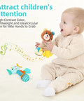 Soft Stuffed Animal Rattles - Sensory Baby Toy