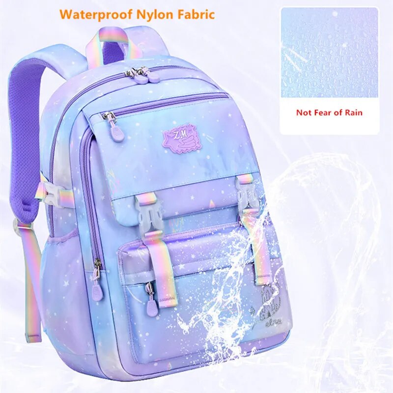 Korean-Style Girls' Elementary School Backpack