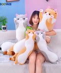 50/70cm Long Cat Plush Toy 