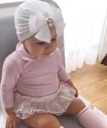 Shiny Rhinestone Bowknot Baby Turban