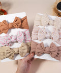 3Pc Cable Knit Baby Headbands