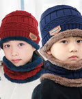 Warm Winter Beanie & Scarf Set for Kids