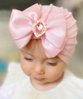Shiny Rhinestone Bowknot Baby Turban
