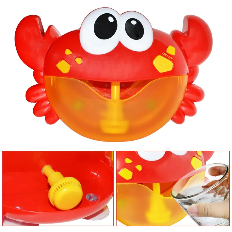 Bubble Crab Bath Toy, Toddler-Friendly