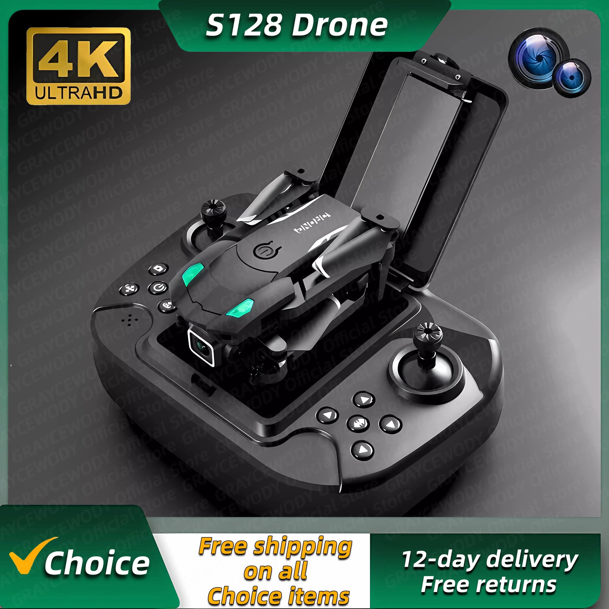 S128 Mini Drone - 4K HD Cam