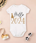 Hello 2024 Baby Bodysuit