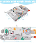 3D High Contrast Soft Cloth Baby Books