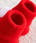 Non-slip Cotton Kids Socks - Christmas Print 