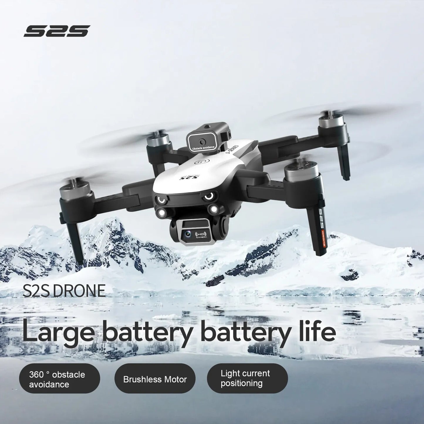 New S2S Mini Drone Prof. 8K Camera