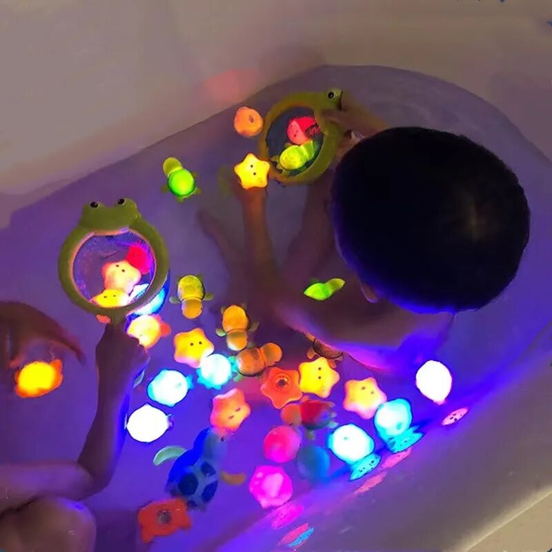 LED Light-Up Baby Bath Toys