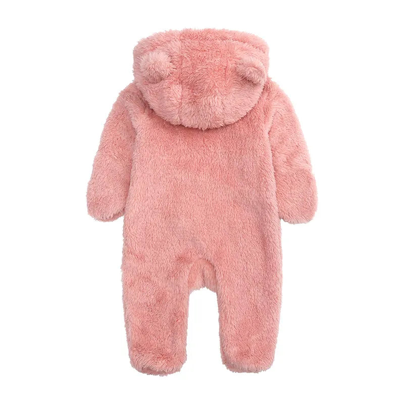 Cozy Bear-Themed Winter Jumpsuit