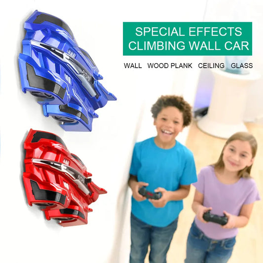 Wall-Climbing RC Car with Lights