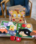 Montessori Fawn Cartoon Animal Cloth Book