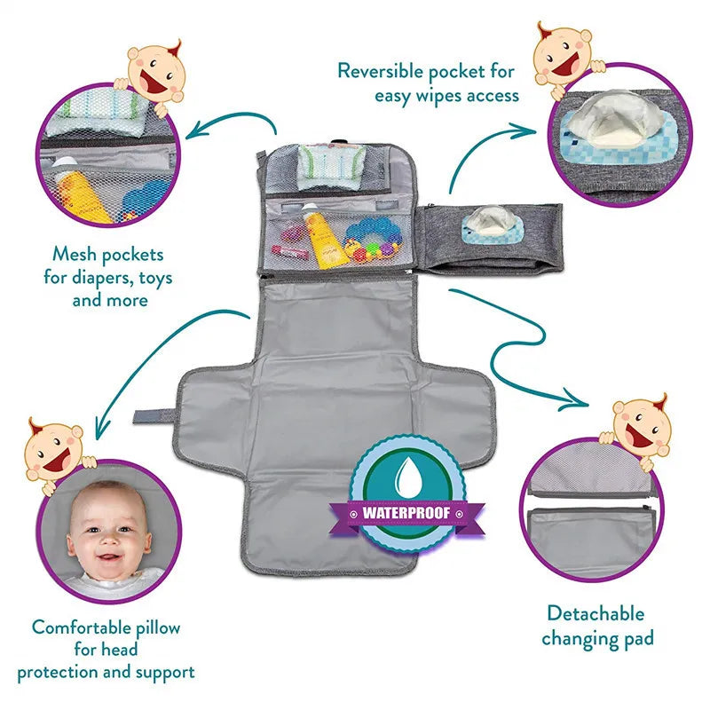 Portable Diaper Changing Pad 