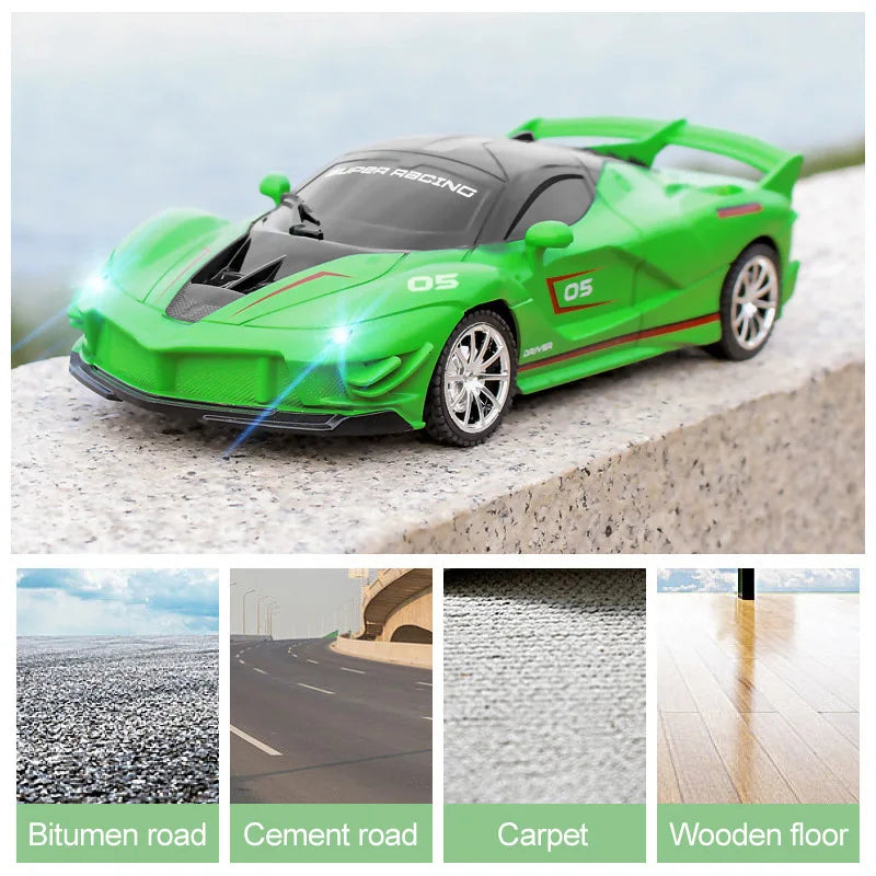 1/18 RC Sports Car with LED Light