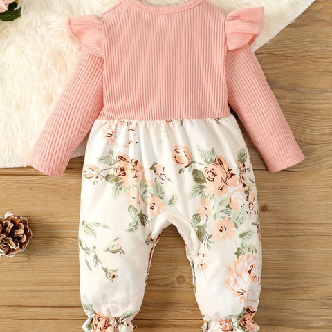 0-2Y Baby Girl Pink Shirt & Floral 