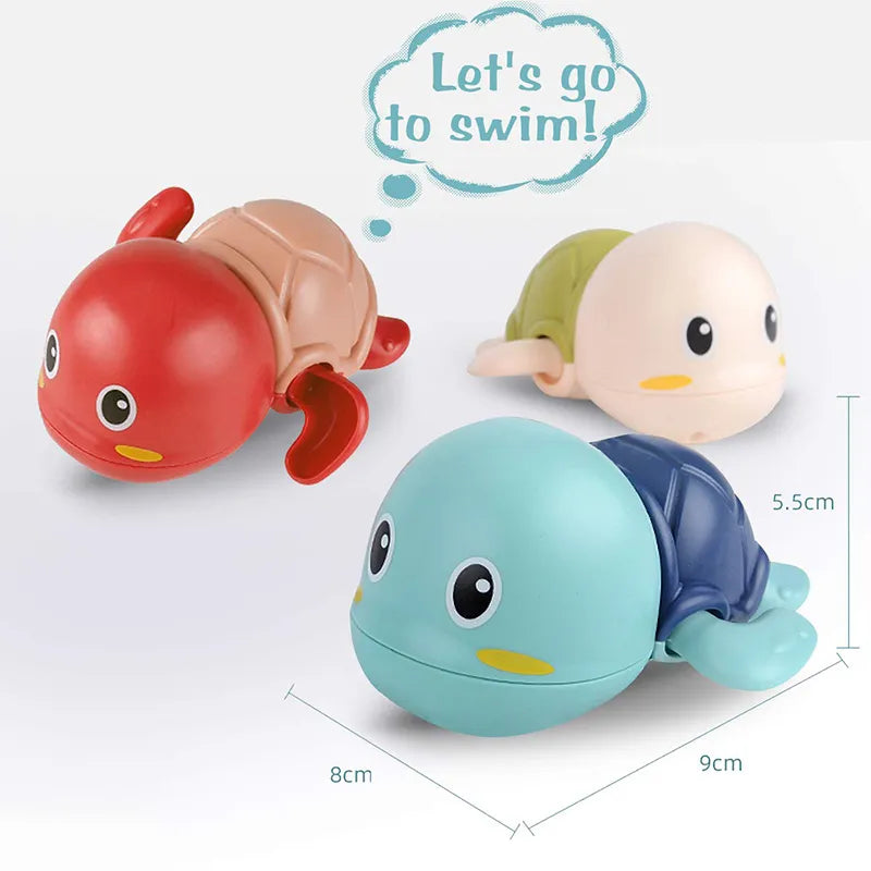 Swimming Turtle & Whale Bath Toys