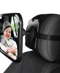 Adjustable Wide Car Seat Mirror for Baby Safety